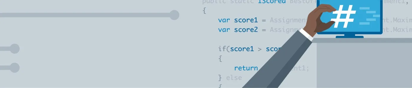 مسیر آموزشی تبدیل شدن به یک توسعه دهنده سی شارپ - Image of Learn Path Become a C# Developer