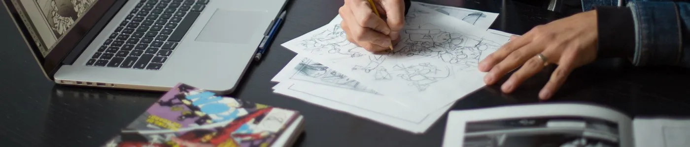 مسیر آموزشی طراحی یک کتاب کمیک - Image of Learn Path Design a Comic Book